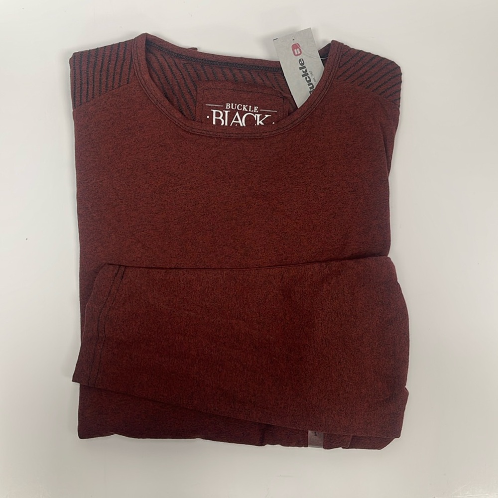 NWT Men’s Buckle Black Thermal Shirt